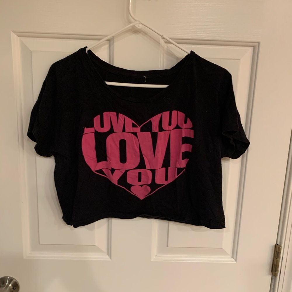 love you crop top 😉